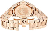 Buy Shop Emporio Armani Valente Chronograph Rose Gold Dial Rose Gold Steel Strap Watch For Men - AR0365 USA Online