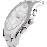 Buy Shop Emporio Armani Valente Chronograph Silver Dial Silver Steel Strap Watch For Men - AR11081 USA Online