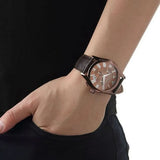 Buy Shop Emporio Armani Valente Classic Brown Dial Brown Leather Strap Watch For Men - AR1609 USA Online
