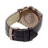 Buy Shop Emporio Armani Valente Classic Brown Dial Brown Leather Strap Watch For Men - AR1609 USA Online