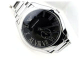 Buy Shop Emporio Armani Valente Quartz Black Dial Silver Steel Strap Watch For Men - AR11086 USA Online