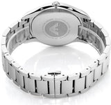 Buy Shop Emporio Armani Valente Quartz Black Dial Silver Steel Strap Watch For Men - AR11086 USA Online