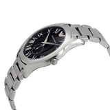 Buy Shop Emporio Armani Valente Quartz Black Dial Silver Steel Strap Watch For Men - AR11086 USA Online
