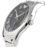Buy Shop Emporio Armani Valente Quartz Black Dial Silver Steel Strap Watch For Men - AR11086 USA Online
