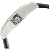 Buy Shop Emporio Armani Valente Quartz Silver Dial Grey Leather Strap Watch For Men - AR1666 USA Online
