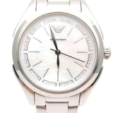 Buy Shop Emporio Armani Valeria Quartz Mother of Pearl Dial Silver Steel Strap Watch For Women - AR11030 USA Online