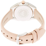 Buy Shop Emporio Armani Valeria Quartz White Dial Beige Leather Strap Watch For Women - AR11031 USA Online