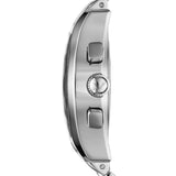 Buy Shop Emporio Armani Velente Chronograph Black Dial Silver Steel Strap Watch For Women - AR0674 USA Online