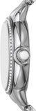 Emporio Armani Mia Three Crystals Silver Dial Silver Steel Strap Watch For Women - AR11632