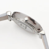 Buy Shop Emporio Armani White Dial Light Blue Leather Strap Watch For Women - AR11002 USA Online