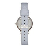 Buy Shop Emporio Armani White Dial Light Blue Leather Strap Watch For Women - AR11002 USA Online
