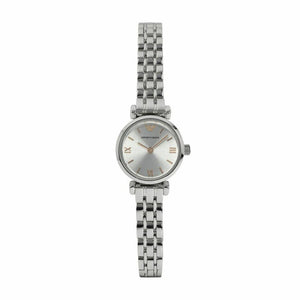 Buy Shop Emporio Armani Gianni T Bar Quartz Silver Dial Silver Steel Strap Watch For Women - AR1935 USA Online