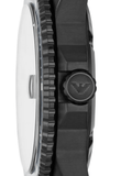 Buy Shop Emporio Armani World Explorer Black Dial Black Steel Strap Watch for Men - AR11398 USA Online