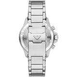 Buy Shop Emporio Armani World Explorer Black Dial Silver Steel Strap Watch for Men - AR11739 USA Online
