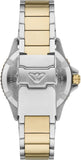 Buy Shop Emporio Armani World Explorer Blue Dial Two Tone Steel Strap Watch for Men - AR11682 USA Online