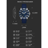 Buy Shop Emporio Armani World Explorer Chronograph Blue Dial Blue Nylon Strap Watch for Men - AR11588 USA Online