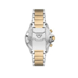 Buy Shop Emporio Armani World Explorer Chronograph Cream Dial Two Tone Steel Strap Watch for Men - AR11606 USA Online