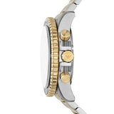 Buy Shop Emporio Armani World Explorer Chronograph Green Dial Two Tone Steel Strap Watch for Men - AR11695 USA Online