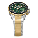 Buy Shop Emporio Armani World Explorer Chronograph Green Dial Two Tone Steel Strap Watch for Men - AR11695 USA Online