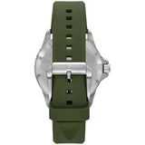 Buy Shop Emporio Armani World Explorer Green Dial Green Silicone Strap Watch for Men - AR11638 USA Online