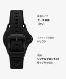 Buy Shop Emporio Armani World Explorer Orange Dial Black Silicone Strap Watch for Men - AR11684 USA Online