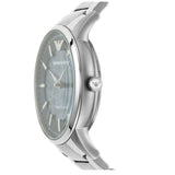 Buy Shop Emporio Armani Renato Automatic Blue Dial Silver Steel Strap Watch For Men - AR60037 USA Online