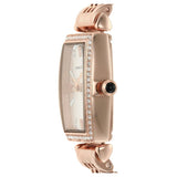 Buy Shop Emporio Armani Gianni T Bar Quartz Crystals White Dial Rose Gold Steel Strap Watch For Women - AR11406 USA Online