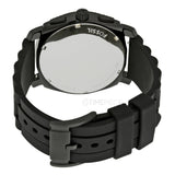 Buy Shop Fossil Machine Chronograph Black Dial Black Silicone Strap Watch for Men - FS4487 USA Online