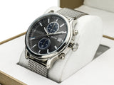 Buy Shop Maserati Epoca 42mm Black Dial Steel Silver Mesh Bracelet Watch For Men - R8873618003 USA Online