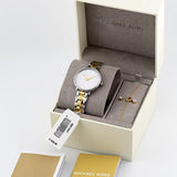 Buy Shop Michael Kors Pyper Quartz Silver Dial Two Tone Steel Strap Watch For Women - MK1041 USA Online