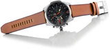 Buy Shop Diesel Mega Chief Chronograph Black Dial Brown Leather Strap Watch For Men - DZ4343 USA Online