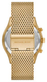 Buy Shop Michael Kors Slim Runway Quartz Gold Dial Gold Mesh Bracelet Watch For Women - MK8625 USA Online
