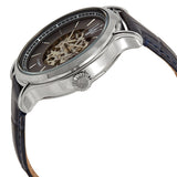 Buy Shop Maserati Epoca Automatic Skeleton Dial Black Leather Strap Watch For Men - R8821118002 USA Online