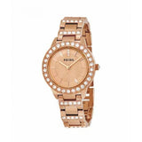 Buy Shop Fossil Jesse Crystal Rose Gold Dial Rose Gold Steel Strap Watch for Women - ES3020 USA Online
