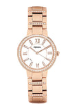 Buy Shop Fossil Virginia White Dial Rose Gold Steel Strap Watch for Women - ES3284 USA Online