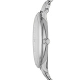 Buy Shop Fossil Jacqueline White Dial Silver Steel Strap Watch for Women - ES3433 USA Online