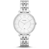Buy Shop Fossil Jacqueline White Dial Silver Steel Strap Watch for Women - ES3545 USA Online