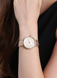 Buy Shop Fossil Jacqueline Rose Gold Dial Rose Gold Steel Strap Watch for Women - ES3546 USA Online