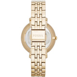 Buy Shop Fossil Jacqueline Gold Dial Gold Steel Strap Watch for Women - ES3547 USA Online