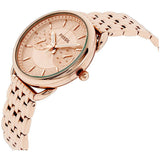 Buy Shop Fossil Tailor Rose Gold Dial Rose Gold Stainless Steel Strap Watch for Women - ES3713 USA Online
