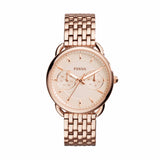 Buy Shop Fossil Tailor Rose Gold Dial Rose Gold Stainless Steel Strap Watch for Women - ES3713 USA Online