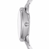 Buy Shop Fossil Tailor Mother of Pearl Black Dial Silver Steel Strap Watch for Women - ES3911 USA Online