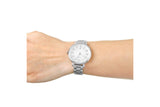 Buy Shop Fossil Jacqueline White Dial Silver Steel Strap Watch for Women - ES3969 USA Online