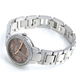 Buy Shop Fossil Virginia Taupe Dial Silver Steel Strap Watch for Women - ES4147 USA Online