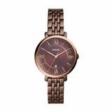 Buy Shop Fossil Jacqueline Brown Dial Brown Steel Strap Watch for Women - ES4275 USA Online