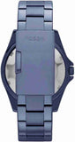Buy Shop Fossil Riley Quartz Blue Dial Blue Steel Strap Watch for Women - ES4294 USA Online