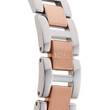 Buy Shop Fossil Carlie Silver Dial Two Tone Steel Strap Watch for Women - ES4342 USA Online