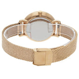 Buy Shop Fossil Jacqueline Three-Hand White Dial Rose Gold Mesh Bracelet Watch for Women - ES4534 USA Online