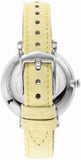 Buy Shop Fossil Jacqueline Three-Hand White Dial Yellow Leather Strap Watch for Women - ES4812 USA Online