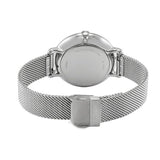 Buy Shop Fossil Jacqueline Three Hand Pink Dial Silver Mesh Strap Watch for Women - ES5089 USA Online